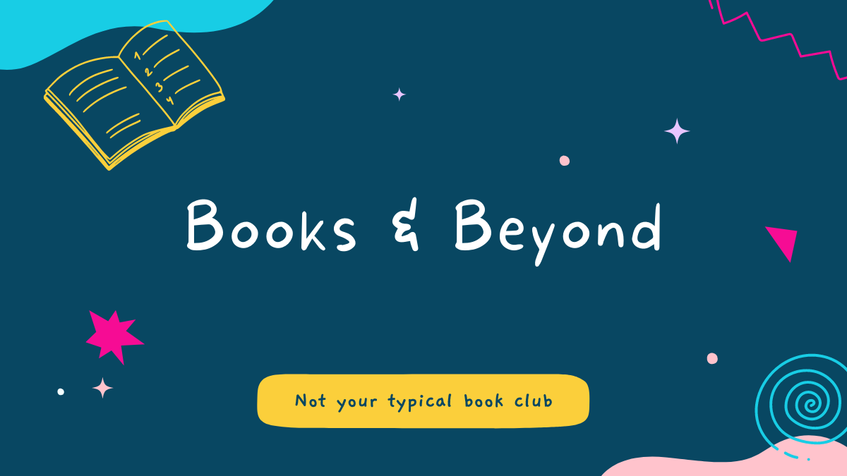 Books & Beyond Monday, September 11, 2023, 700 PM Lower
